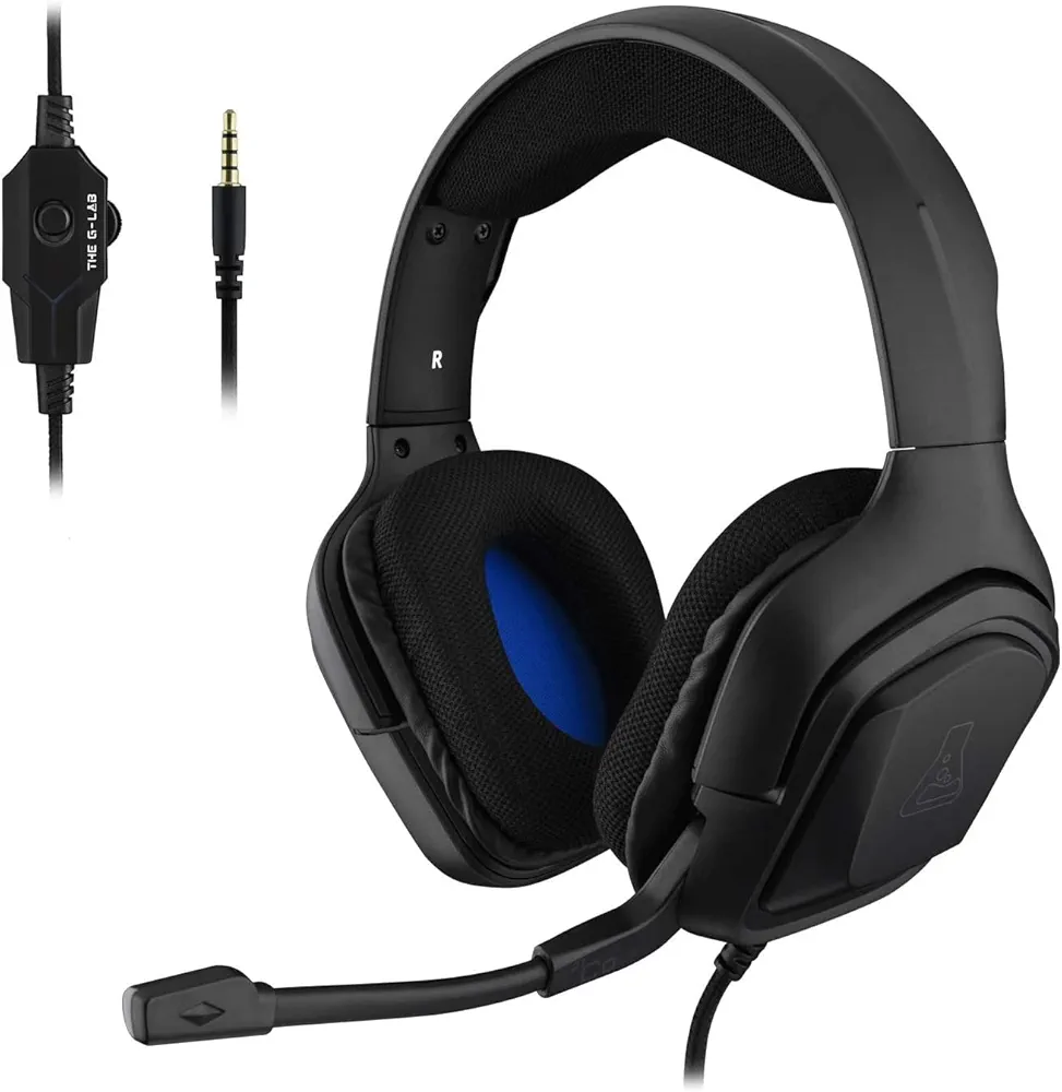 Kufje Gaming The G-Lab Korp Cobalt me mikrofon
