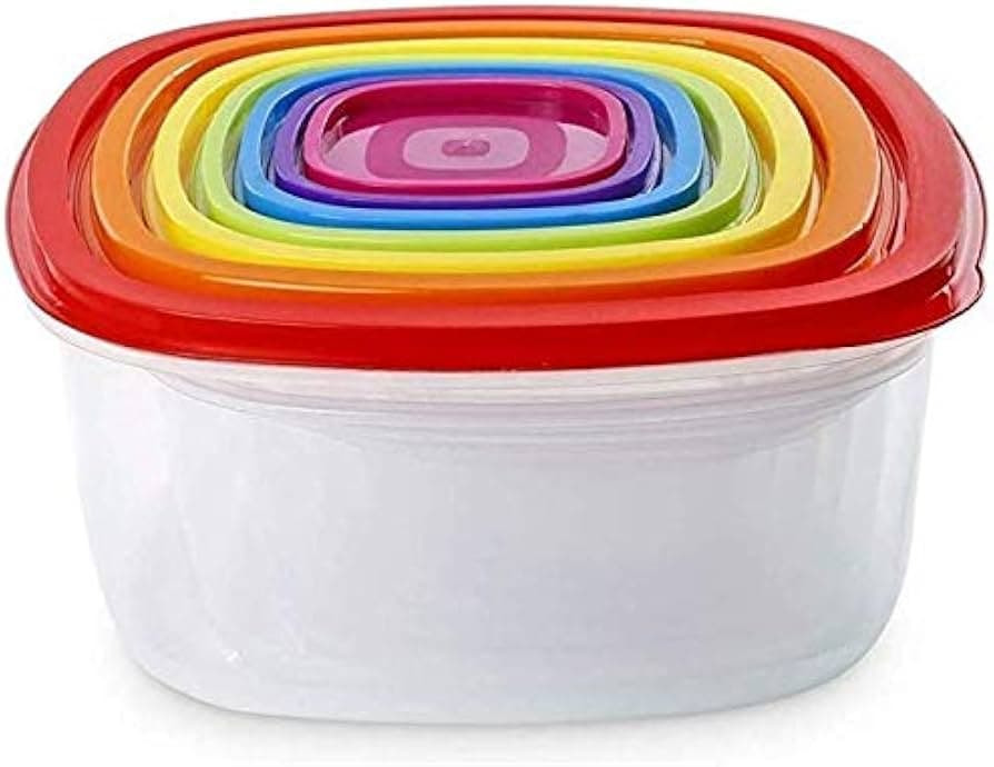 Kutia plastike për ruajtjen e ushqimit 7 pcs