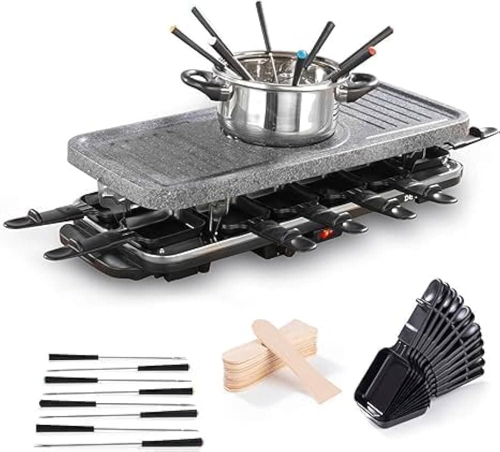 Set Raclette & Fondue GOURMETmaxx 1600W