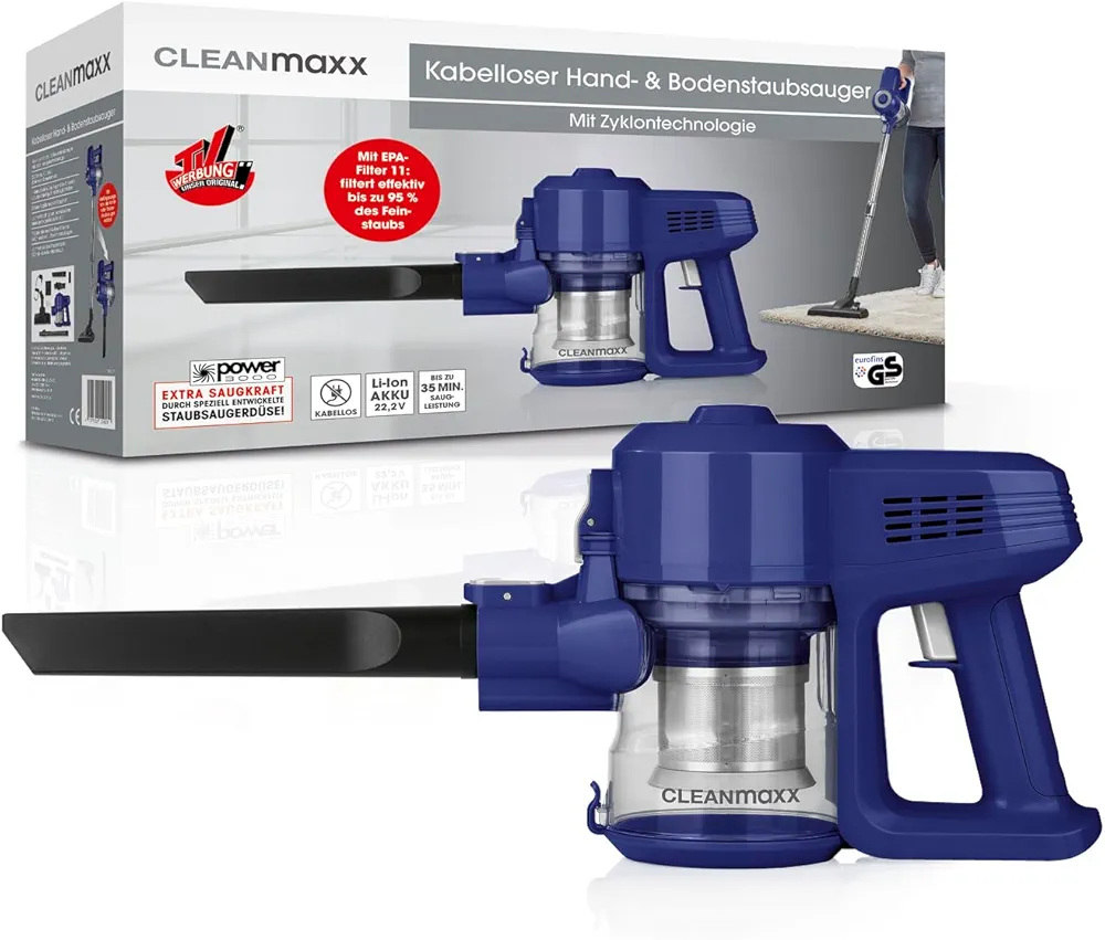Fshesë me bateri CLEANmaxx Kabelloser Hand- & Bodenstaubsauger