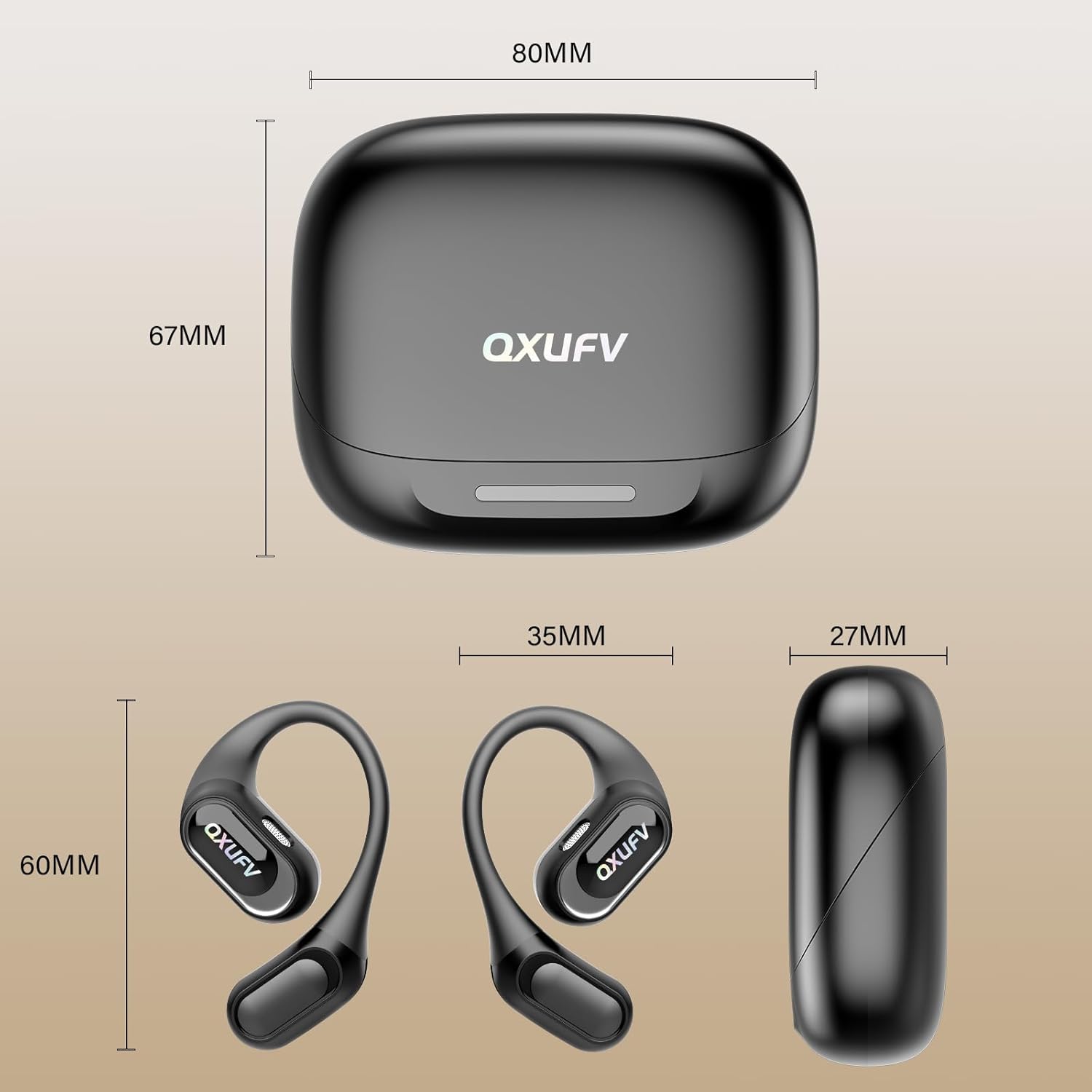 Kufje Open-Ear QXUFV QX68 për Sport — foto 4