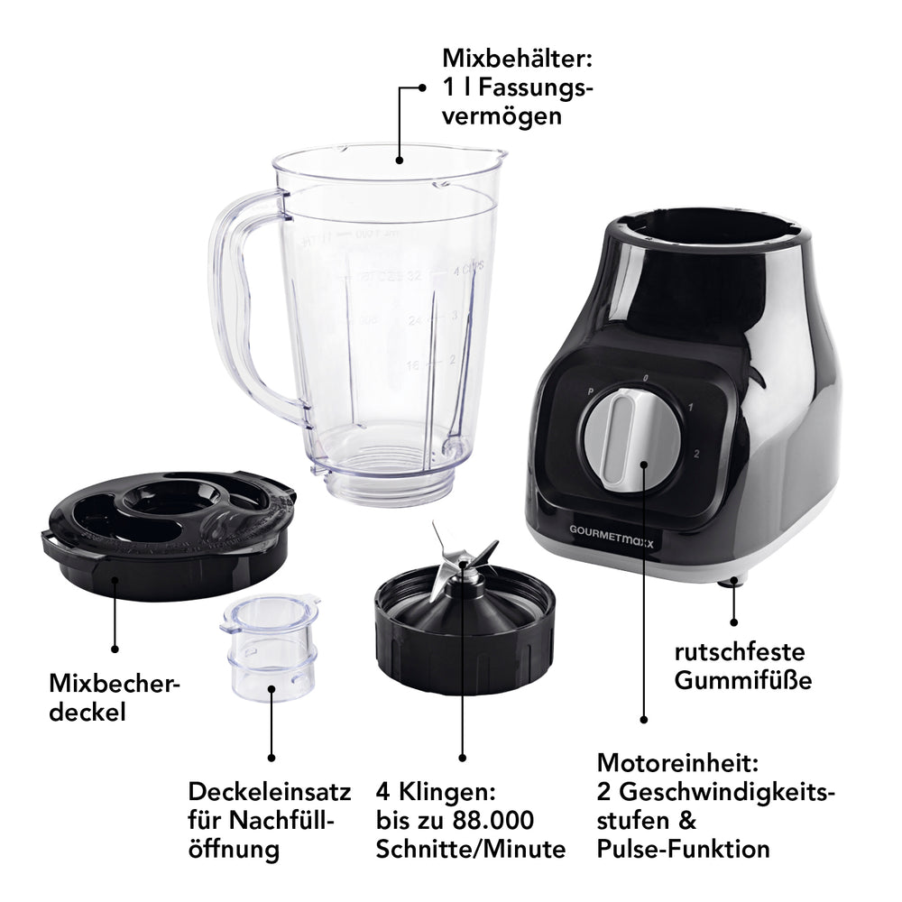 Blender GOURMETmaxx me kapacitet të madh — foto 5