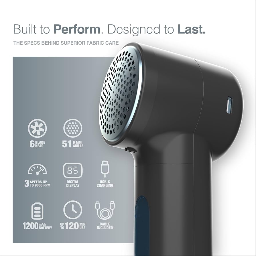 Fabric Shaver PORTENTUM 1200mAh — foto 4