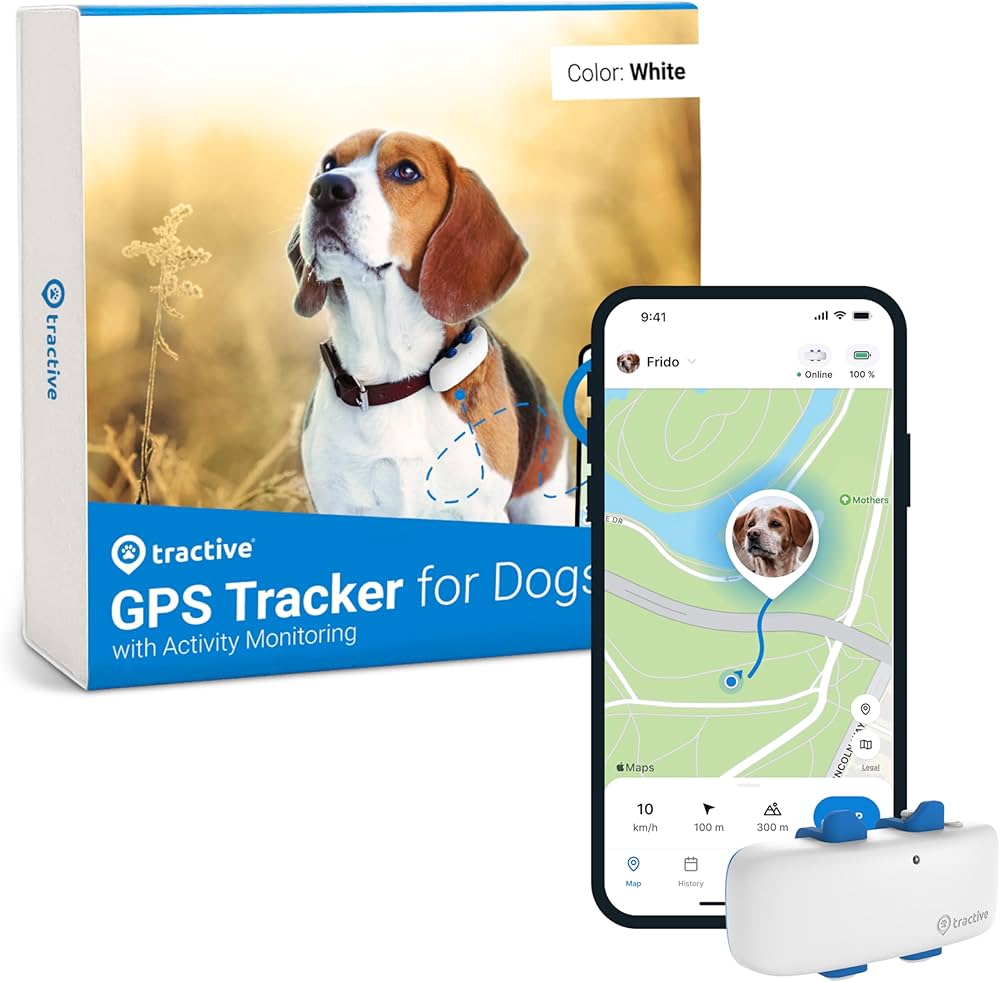 GPS Tracker për Qentë Tractive me Monitorim Aktiviteti — foto 1