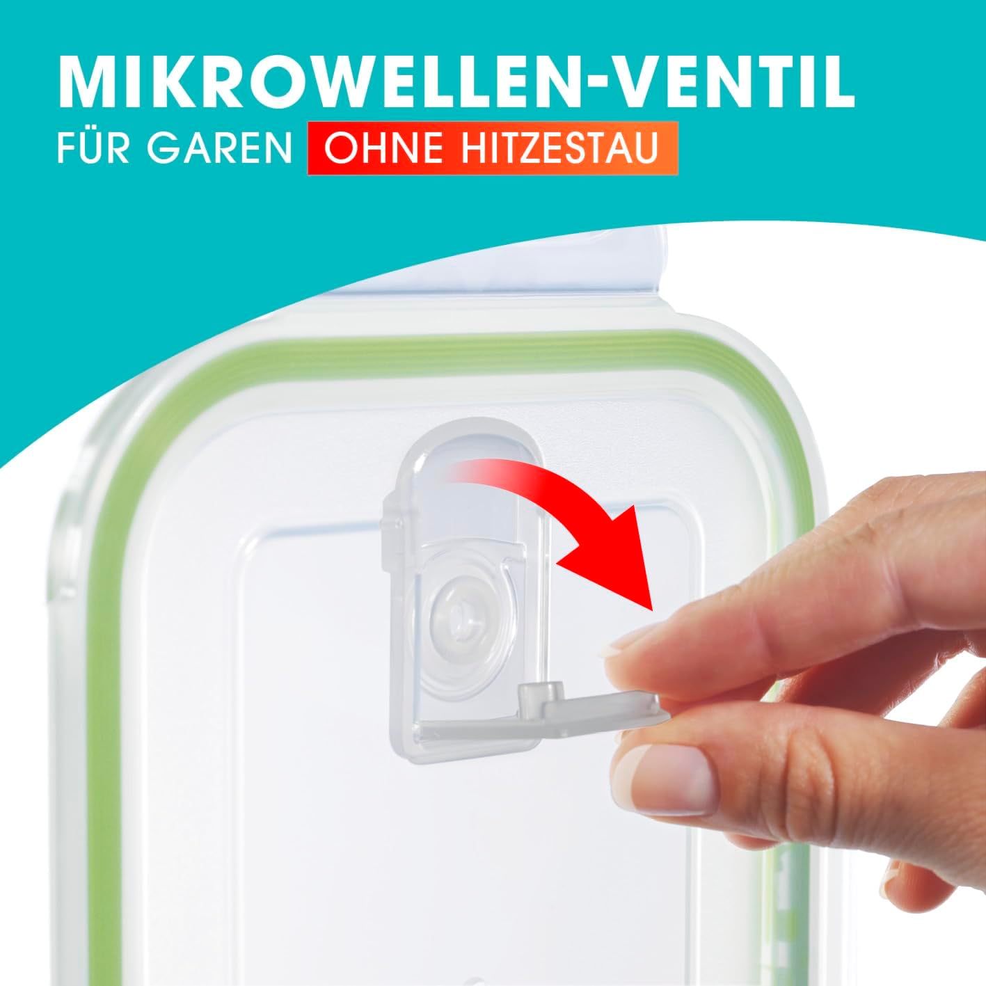 Kuti për ruajtjen e ushqimit GOURMETmaxx 4-pjesëshe — foto 5