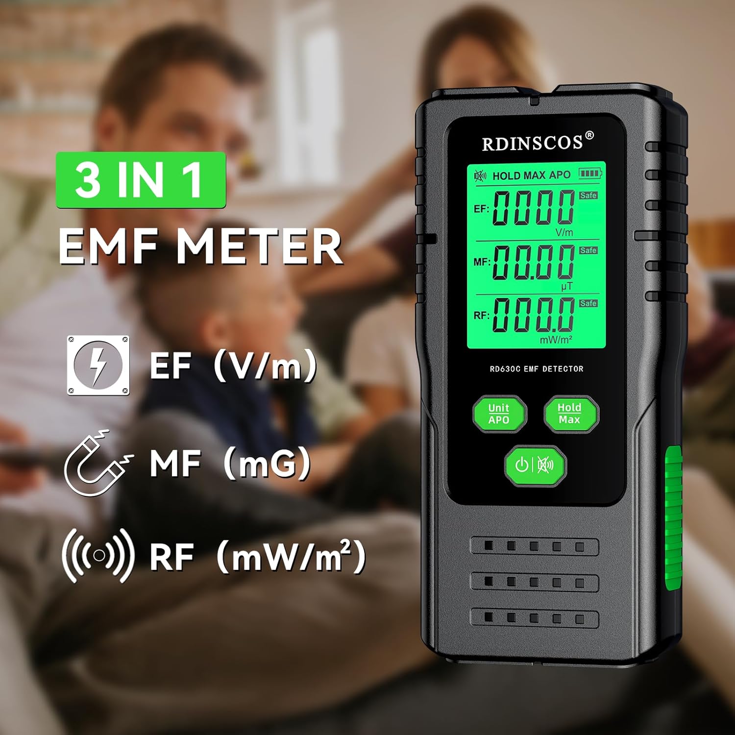 Detektor EMF RDINSCOS RD830C — foto 5