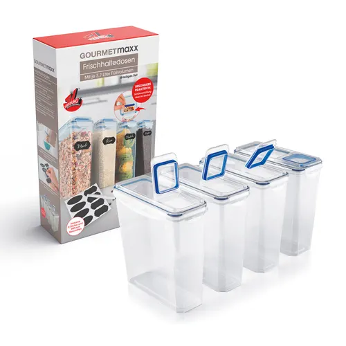 Frischhaltedosen GOURMETmaxx 3.7L Set