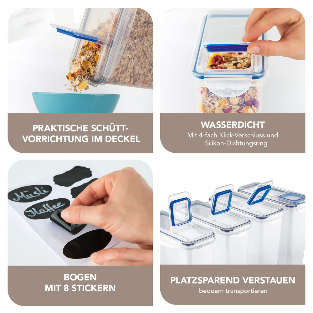 Frischhaltedosen GOURMETmaxx 3.7L Set — foto 5