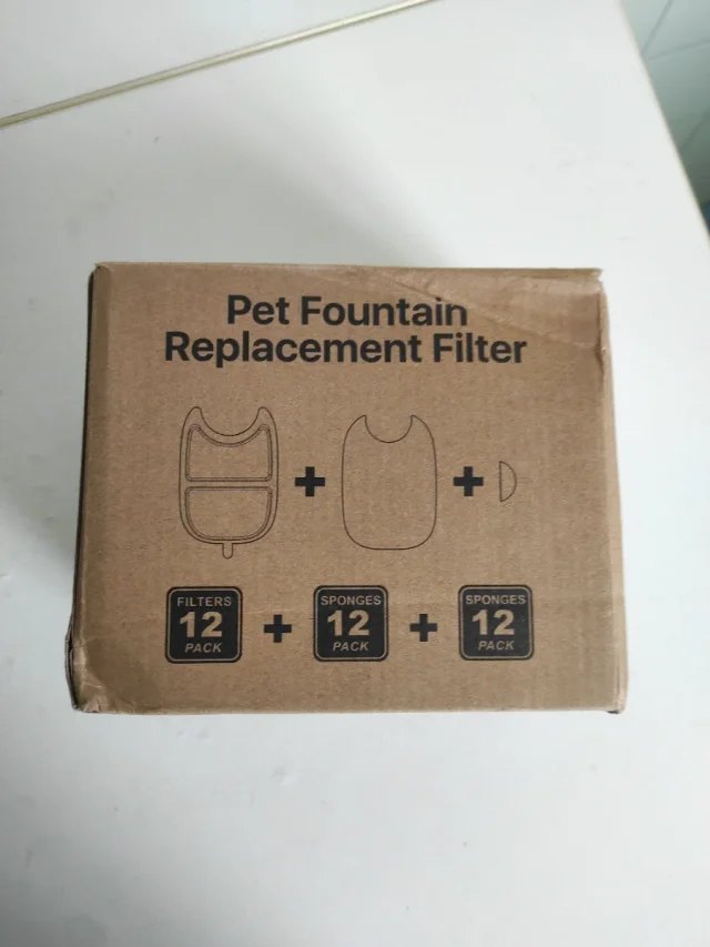 Filtra Zëvendësues për Burim Uji për Kafshë 12 Pack — foto 1